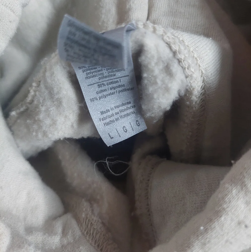 Treat People With Kindness Beige Nude Tan Hoodie Harry Styles TPWK Size L - Picture 3 of 4